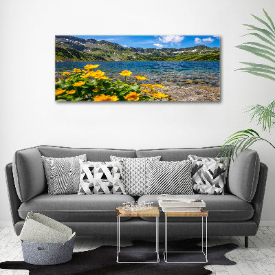 Canvas wall art Lake in the mountains