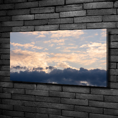 Canvas wall art Clouds in the sky