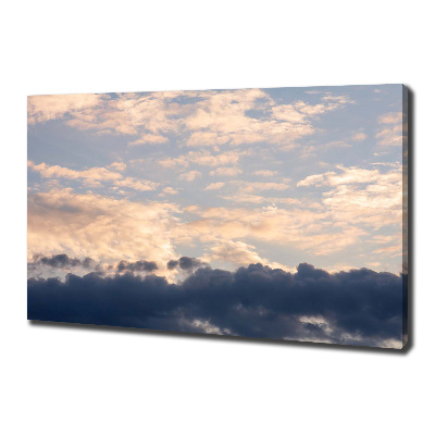 Canvas wall art Clouds in the sky