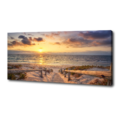 Canvas wall art Path to the beach