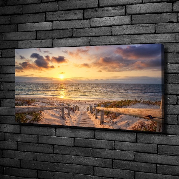 Canvas wall art Path to the beach