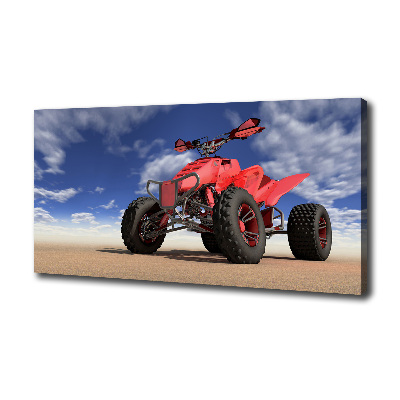 Canvas wall art Quad in the desert