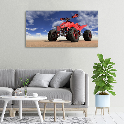 Canvas wall art Quad in the desert