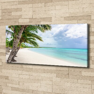 Canvas wall art Tropical beach