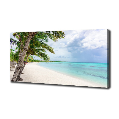 Canvas wall art Tropical beach