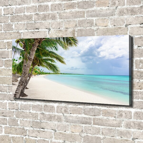 Canvas wall art Tropical beach