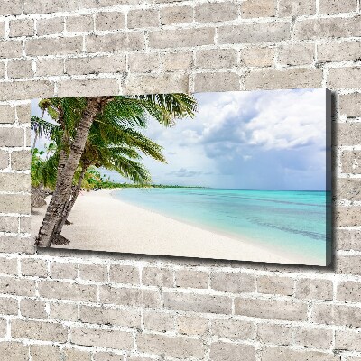 Canvas wall art Tropical beach