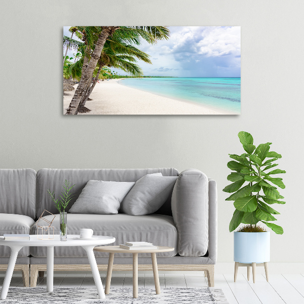 Canvas wall art Tropical beach