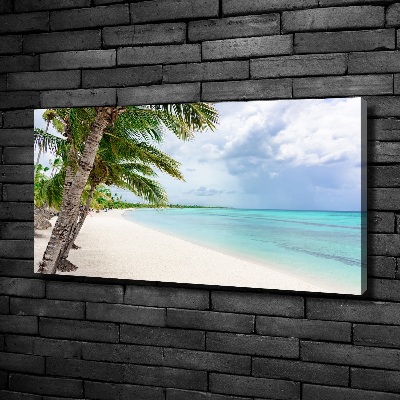 Canvas wall art Tropical beach