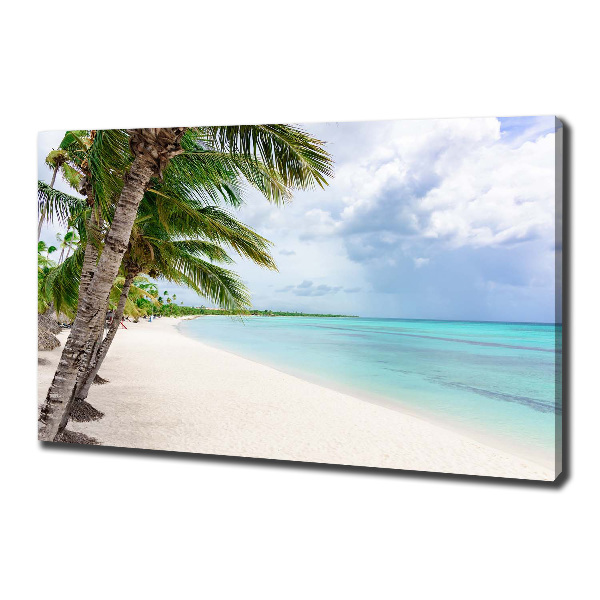 Canvas wall art Tropical beach