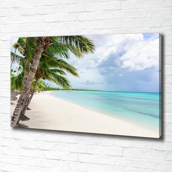 Canvas wall art Tropical beach