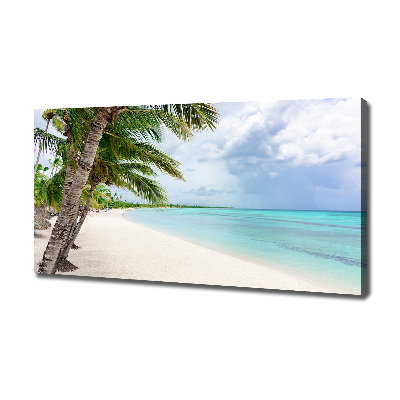 Canvas wall art Tropical beach