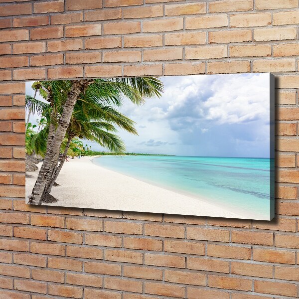 Canvas wall art Tropical beach