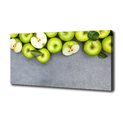 Canvas wall art Green apples