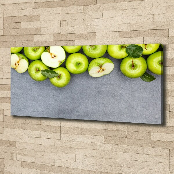 Canvas wall art Green apples