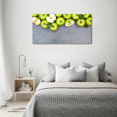 Canvas wall art Green apples