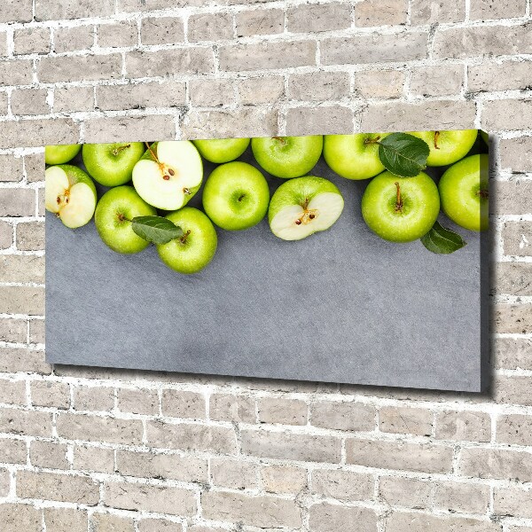 Canvas wall art Green apples