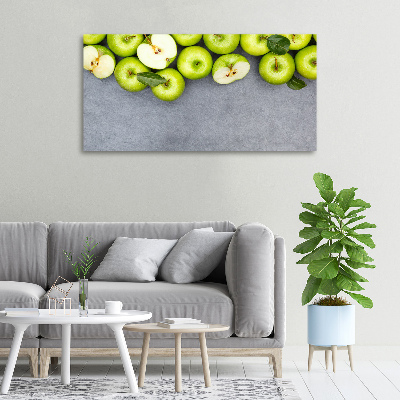 Canvas wall art Green apples