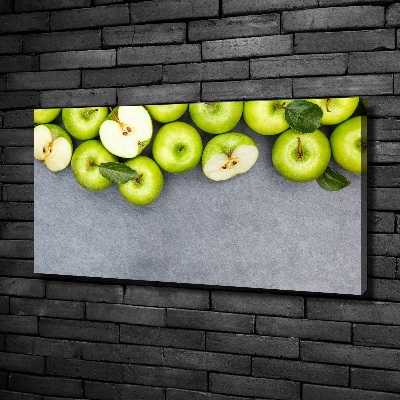 Canvas wall art Green apples