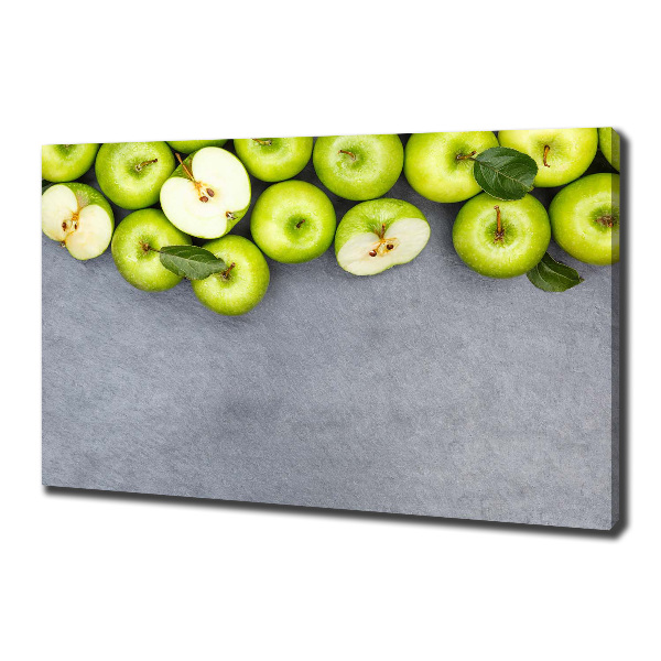 Canvas wall art Green apples