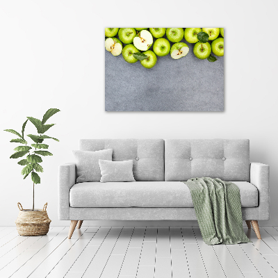 Canvas wall art Green apples