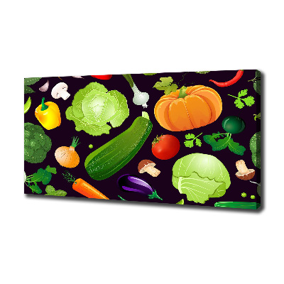 Canvas wall art Colorful vegetables