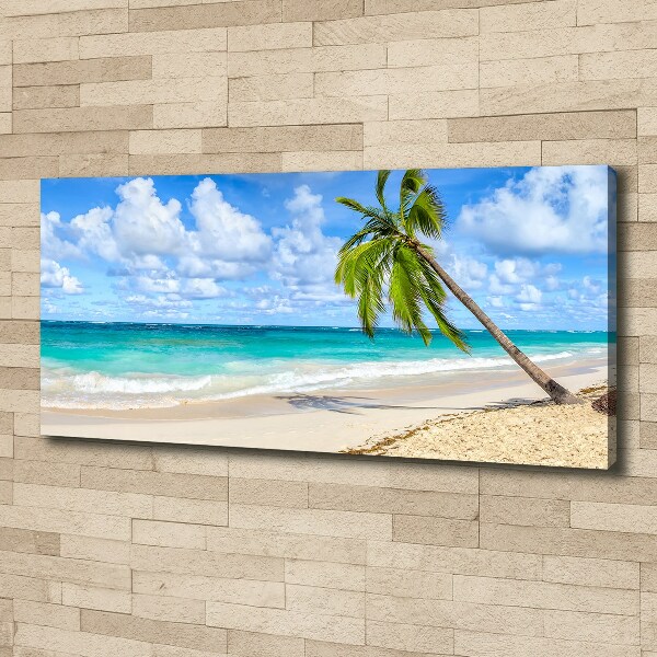 Canvas wall art Tropical beach