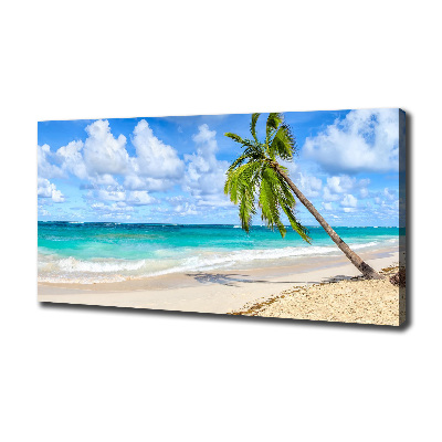 Canvas wall art Tropical beach