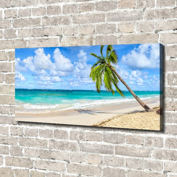 Canvas wall art Tropical beach