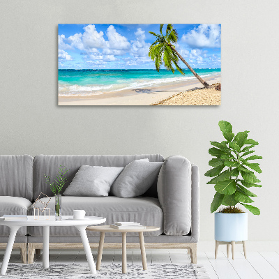 Canvas wall art Tropical beach