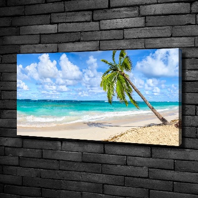 Canvas wall art Tropical beach