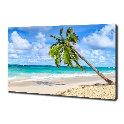 Canvas wall art Tropical beach