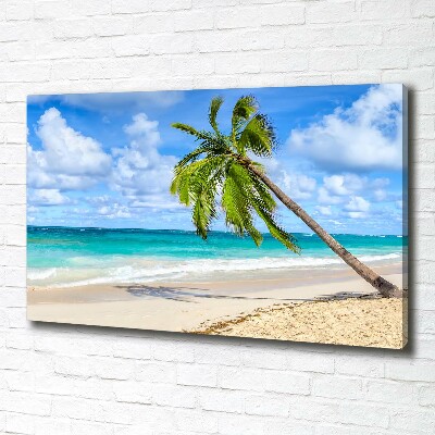 Canvas wall art Tropical beach