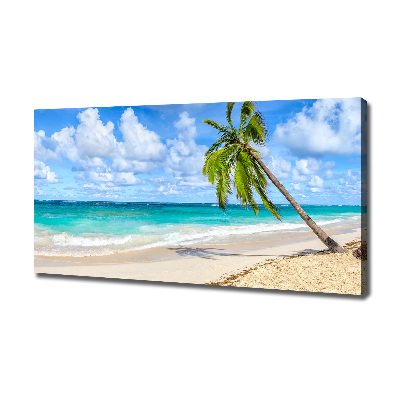 Canvas wall art Tropical beach