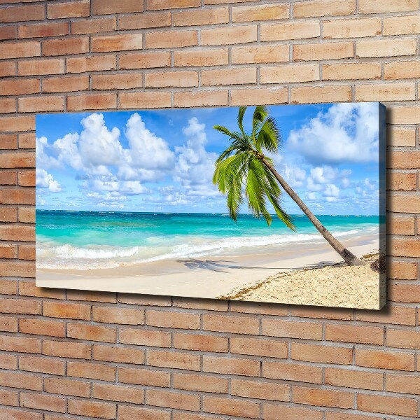 Canvas wall art Tropical beach