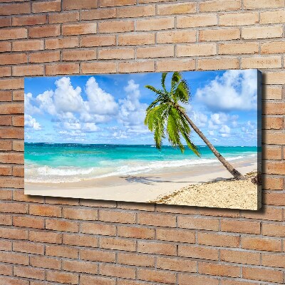 Canvas wall art Tropical beach