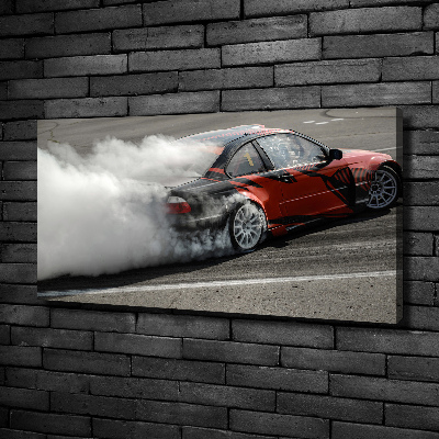 Canvas wall art Drift track