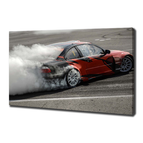 Canvas wall art Drift track