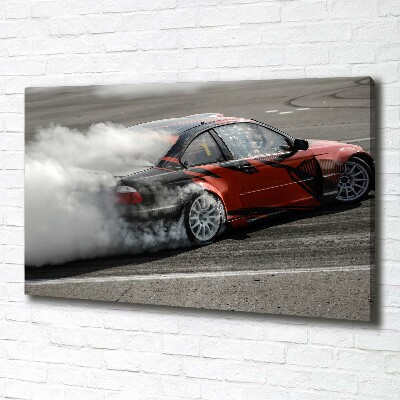 Canvas wall art Drift track