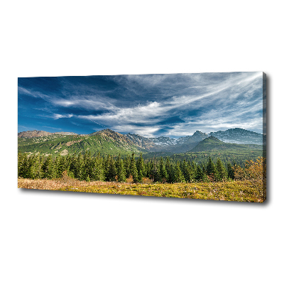 Canvas wall art Autumn in the Tatra Mountains