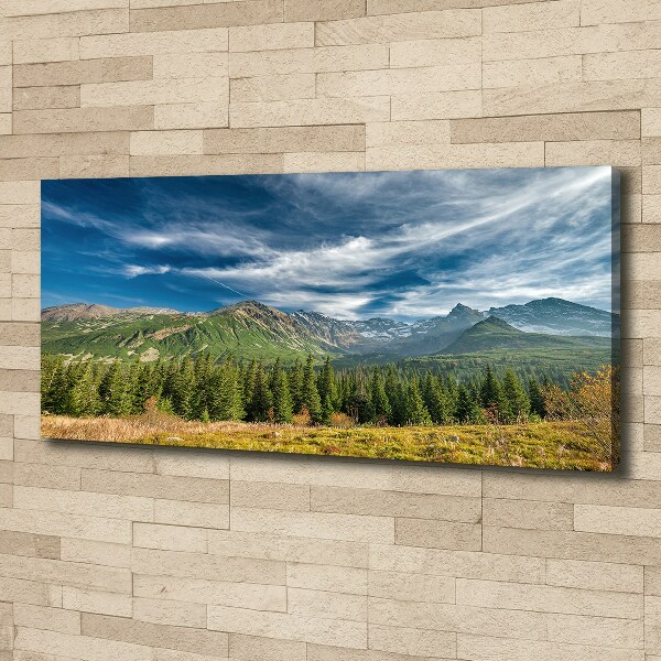 Canvas wall art Autumn in the Tatra Mountains