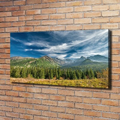 Canvas wall art Autumn in the Tatra Mountains