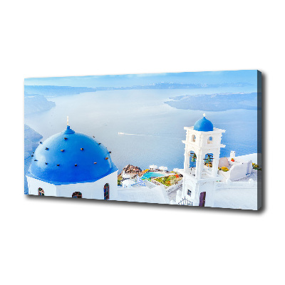 Canvas wall art Santorini Greece