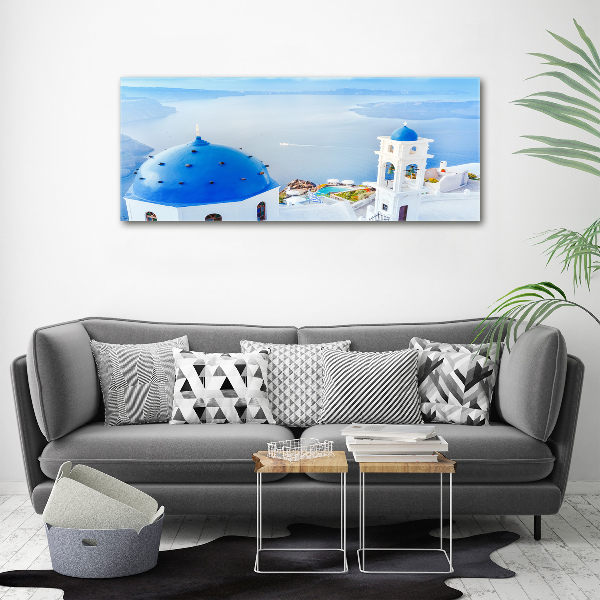 Canvas wall art Santorini Greece