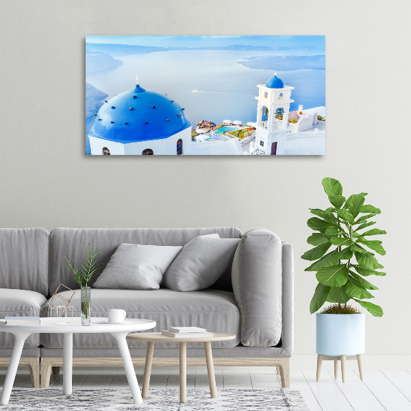 Canvas wall art Santorini Greece