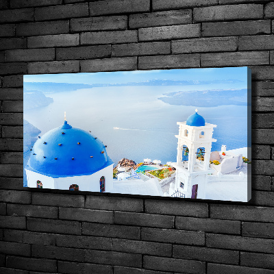 Canvas wall art Santorini Greece