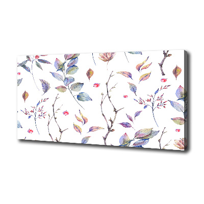 Canvas wall art Leaves