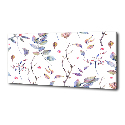 Canvas wall art Leaves