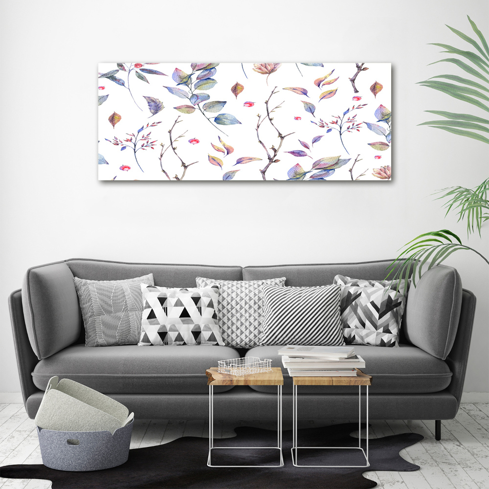 Canvas wall art Leaves