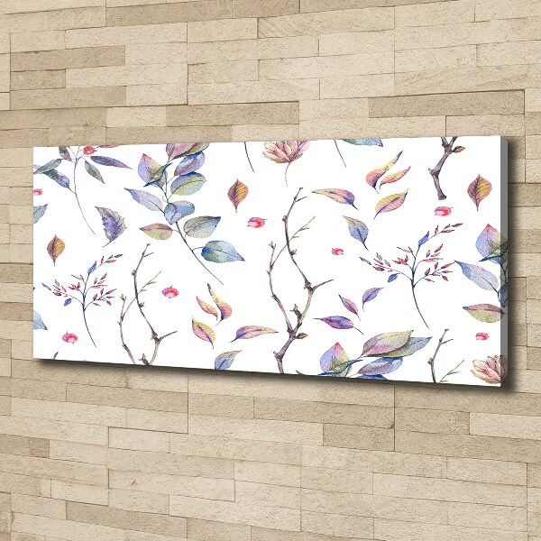 Canvas wall art Leaves